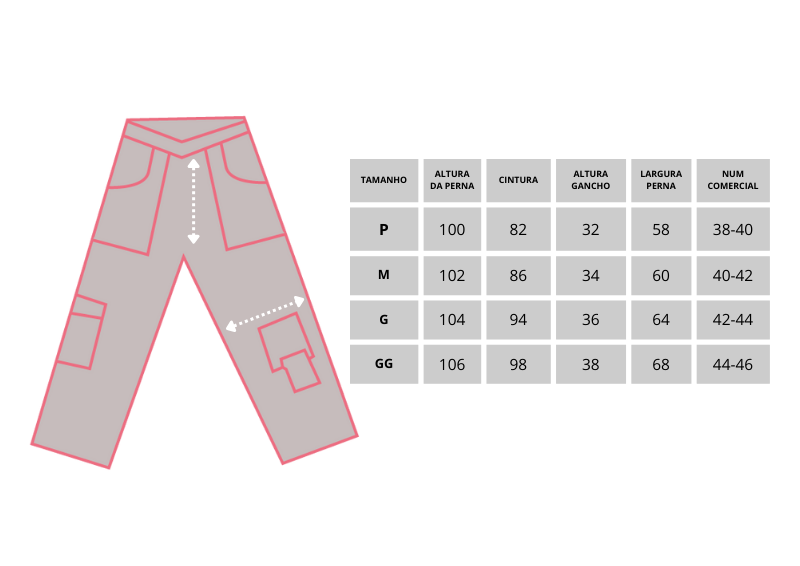 Calça Cargo CNTT